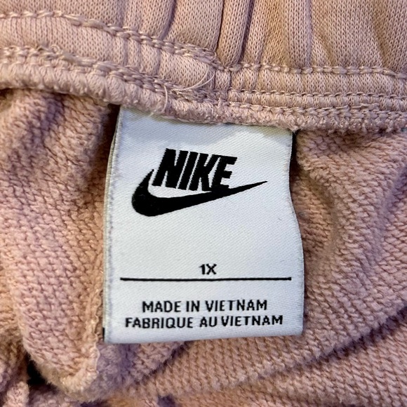 Nike Women’s Fleece Joggers Size XL (16-18) Rose and White Sweatpants - Picture 6 of 9